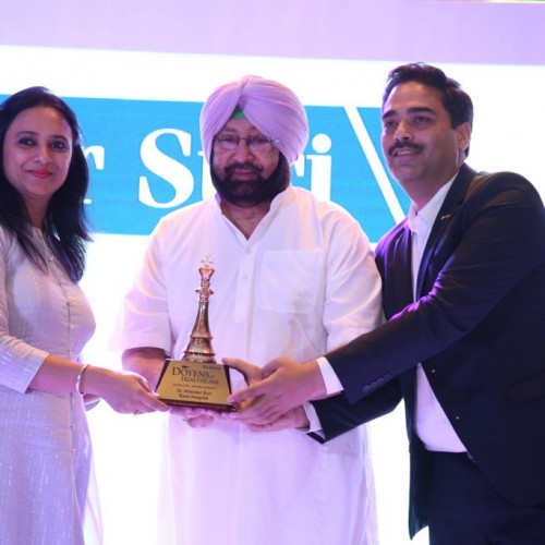 DR Hitender Suri honoured by CHief Minister Captain Amrinder Singh