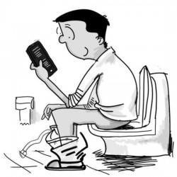 Use Of Mobile in Toilet can Spoil your Health and Lead to Piles/Fissure/Fistula